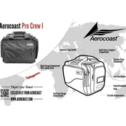 Aerocoast Pro Crew I: Ergonomic Pilot Flight Bag with Laptop Protection