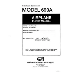 Aero Commander 690A Flight Manual (part# M690002-1)