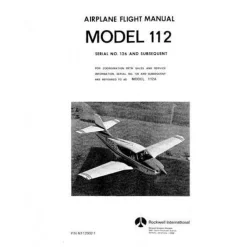 Aero Commander 112A 1974-1976 Flight Manual (part# M112002-1)