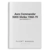 Aero Commander 500S Shrike 1968-79 Flight Manual (part# M500005-4-1)