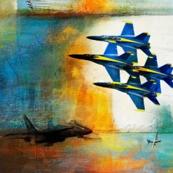 Angels 3 Frank Martin Aviation Art Print