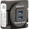 Appareo Stratus Power Max Dual USB-C Aircraft Charger (60W)