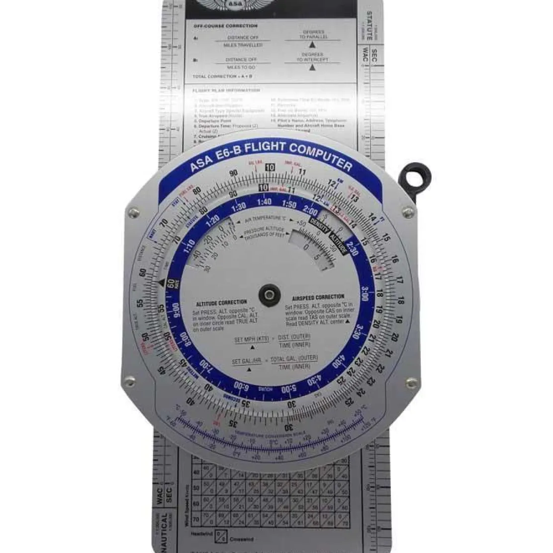 ASA Color E6B Flight Computer with Enhanced Readability