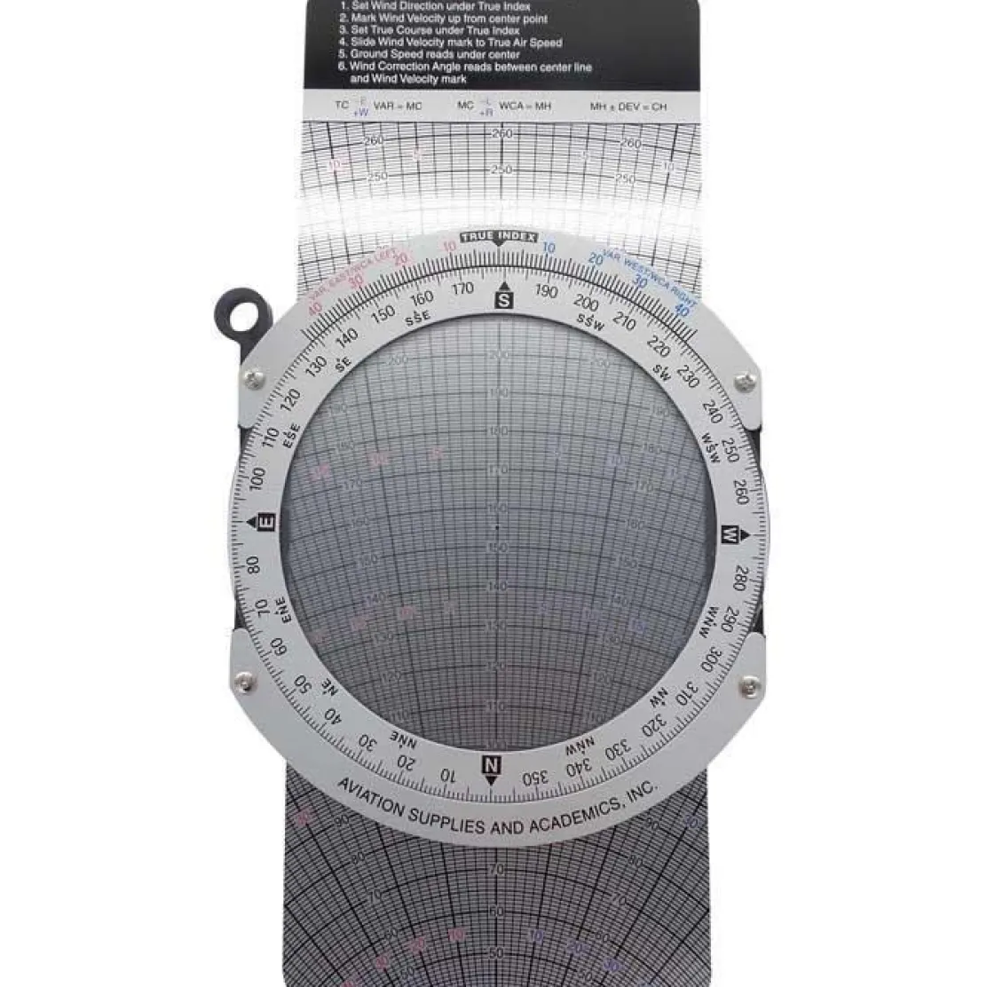 ASA Color E6B Flight Computer with Enhanced Readability