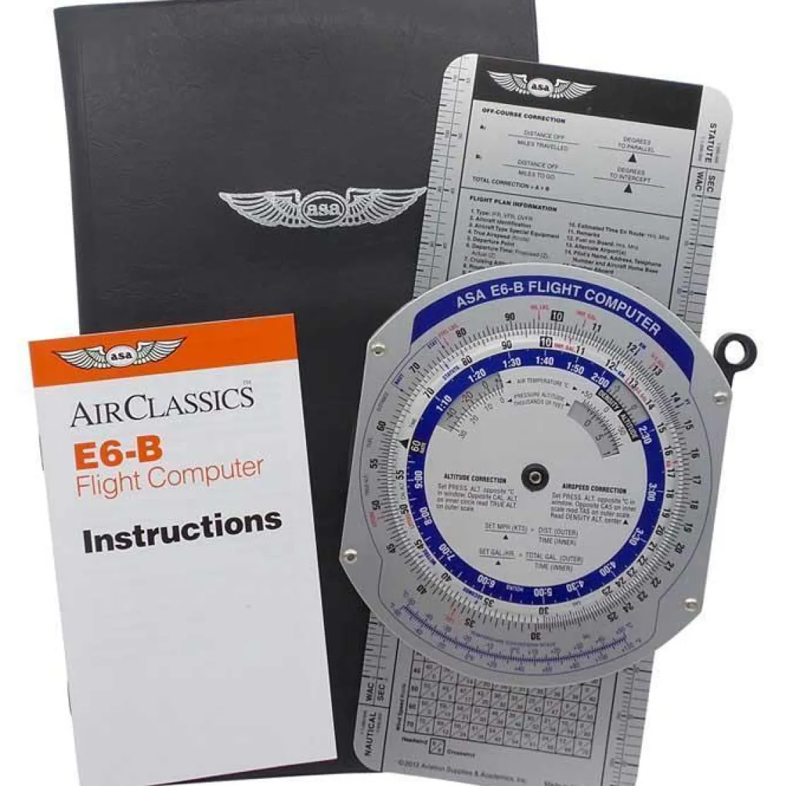ASA Color E6B Flight Computer with Enhanced Readability