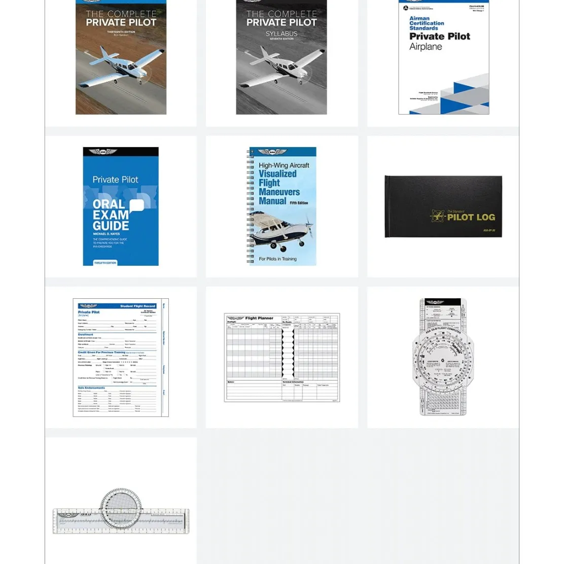 ASA Complete Student Pilot Kit: Comprehensive Private Pilot Training Guide