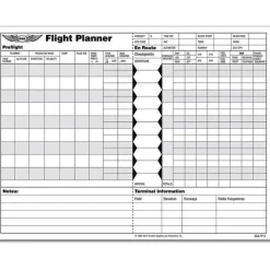 ASA Comprehensive Flight Planner Pad for Pilots