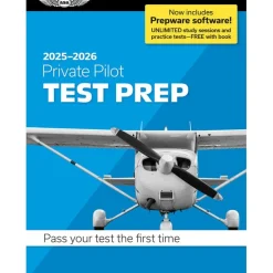 ASA Private Pilot Test Prep 2025-2026. Book and Software for Stress-Free Success