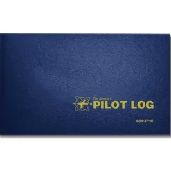 ASA Standard Navy Blue Pilot Logbook: Elevate Your Flight Records