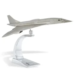 Authentic Models Concorde - Elegant Polished Aluminum Replica - AP460