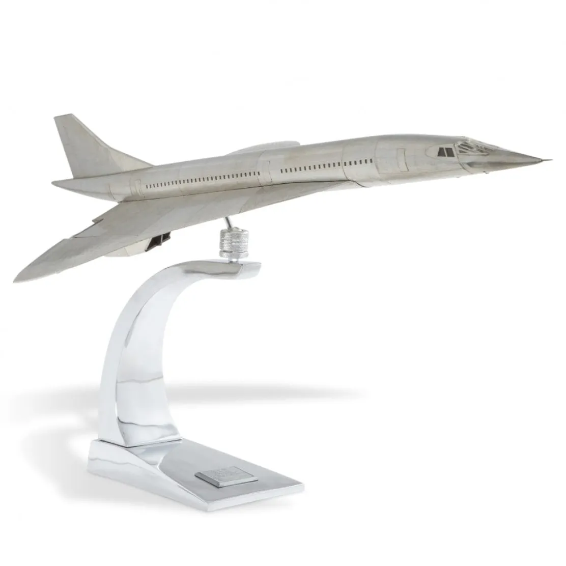 Authentic Models Concorde - Elegant Polished Aluminum Replica - AP460