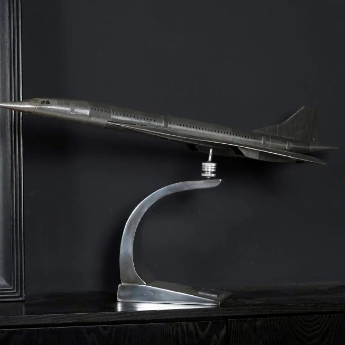 Authentic Models Concorde - Elegant Polished Aluminum Replica - AP460