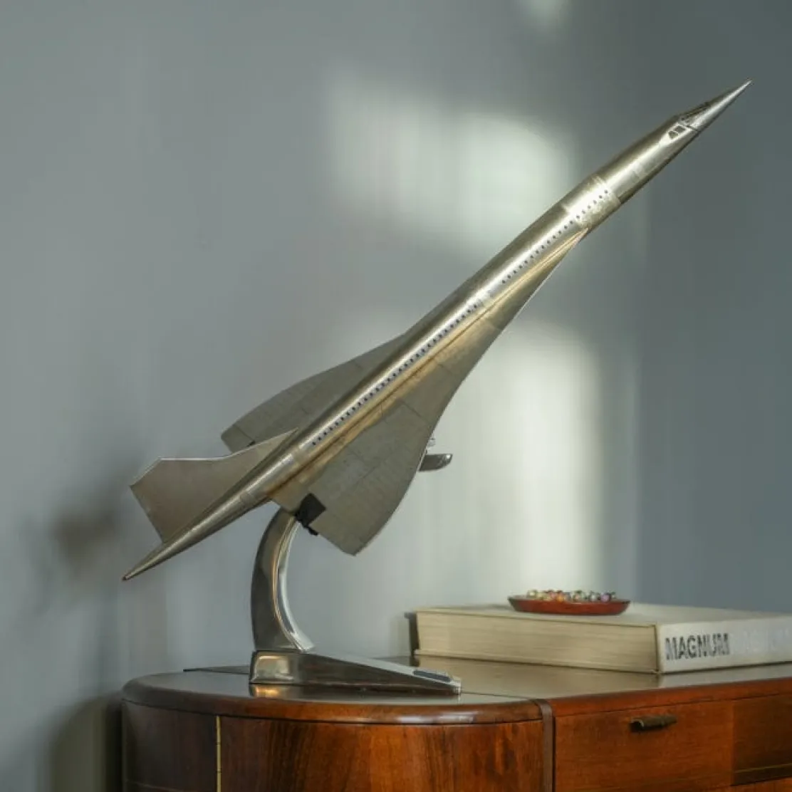 Authentic Models Concorde - Elegant Polished Aluminum Replica - AP460