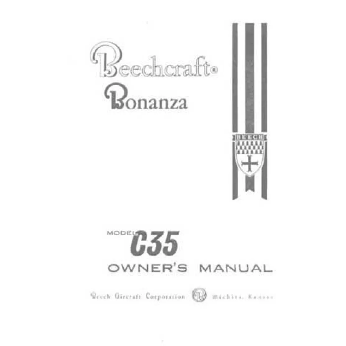 Beech C-35 Owner's Manual (part# 35-590001-5)