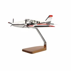 Beechcraft Baron G58 Clear Canopy Large Mahogany Model