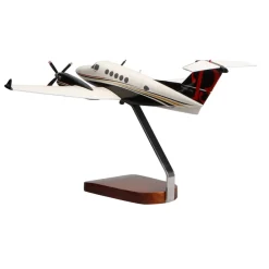 Beechcraft King Air 250 Large Mahogany Model