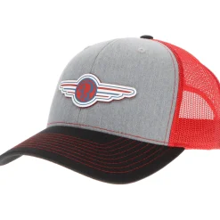 Beechcraft Wings Richardson 112 Velocity Trucker Hat - Red/White/Blue