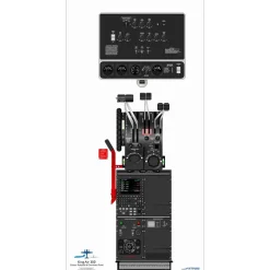 Beechcraft 18" x 36" Cockpit Posters for Pilot Training