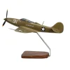 Bell P-39 Airacobra Large Mahogany Fighter Model