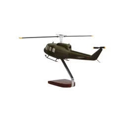 Bell UH-1 Iroquois (Huey) Large Mahogany Model