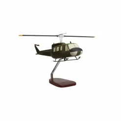 Bell UH-1 Iroquois (Huey) Large Mahogany Model