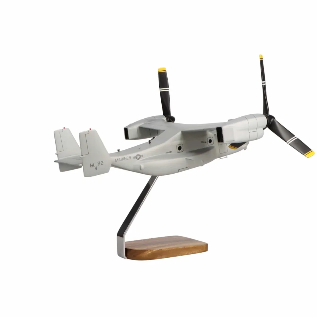 Bell V-22 Osprey Clear Canopy Large Mahogany Model