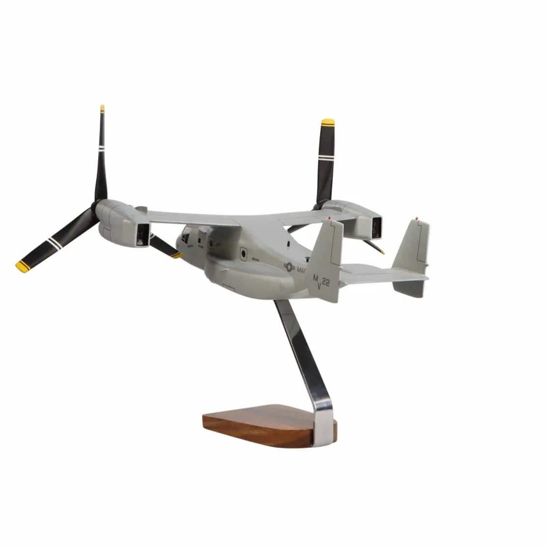 Bell V-22 Osprey Clear Canopy Large Mahogany Model