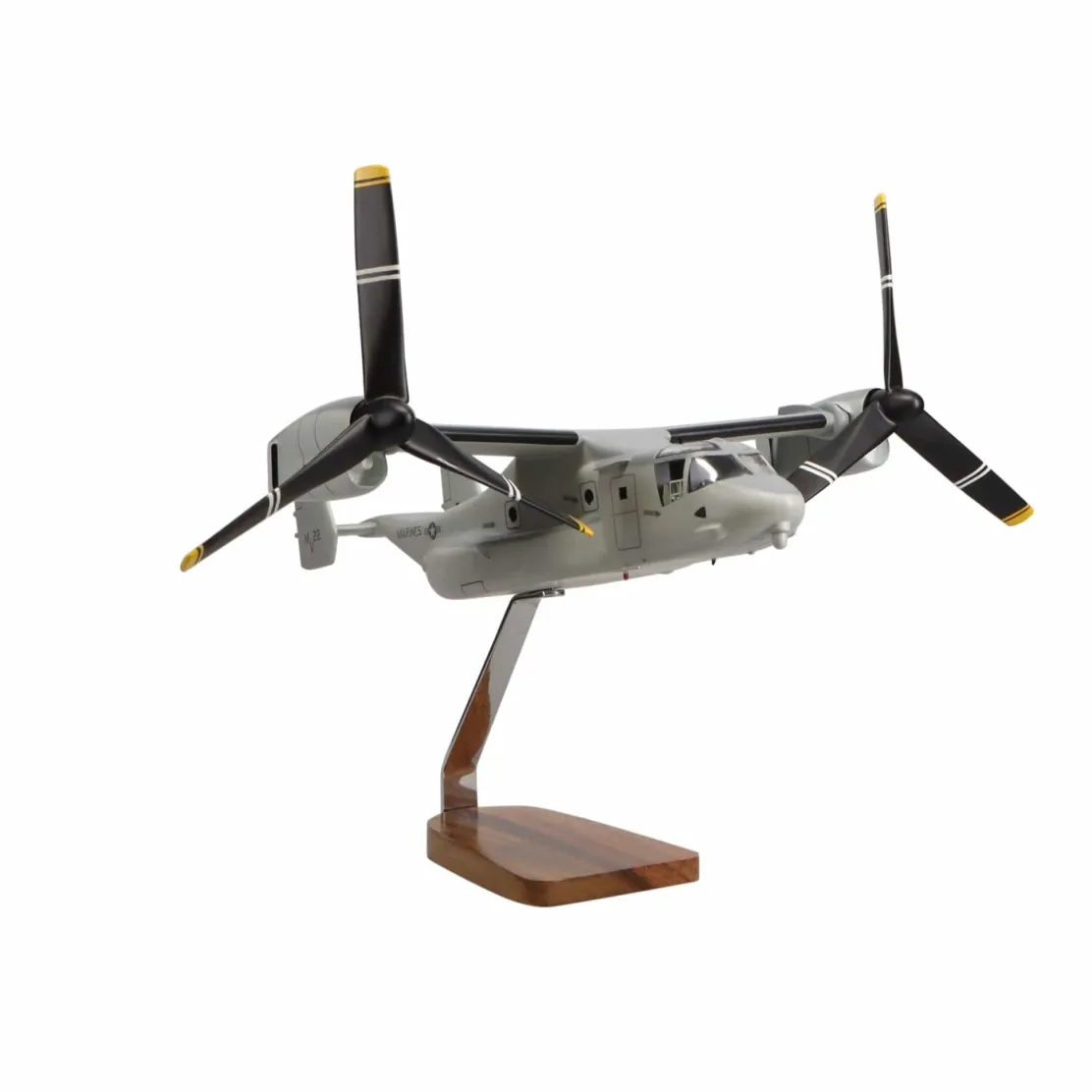 Bell V-22 Osprey Clear Canopy Large Mahogany Model