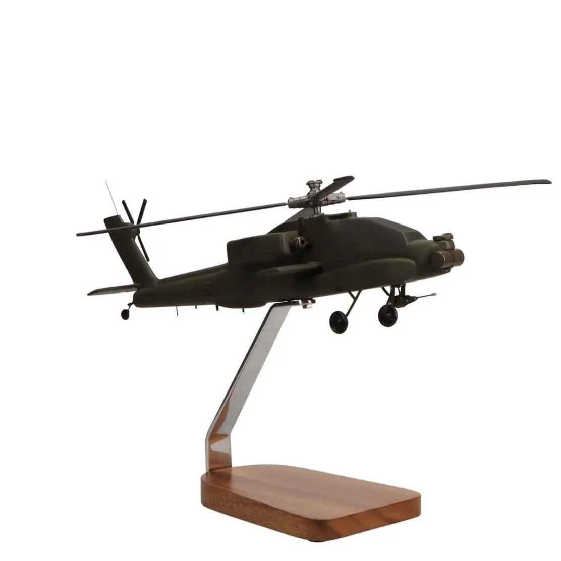 Boeing AH-64 Apache Longbow Large Mahogany Model