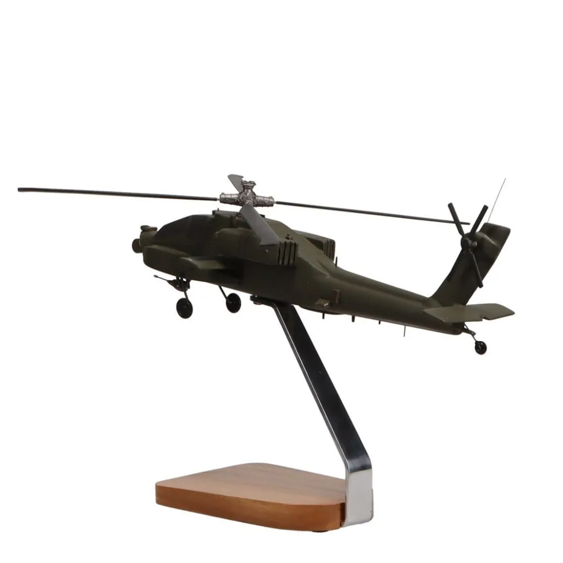 Boeing AH-64 Apache Longbow Large Mahogany Model