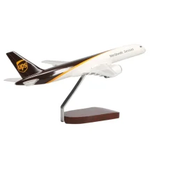 Boeing 757-200PF UPS Large Mahogany Model