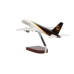 Boeing 757-200PF UPS Large Mahogany Model