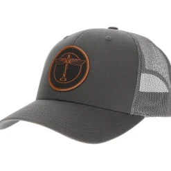 Boeing Round Logo Richardson 112 Heritage Trucker Hat - Buckskin