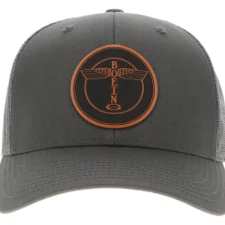 Boeing Round Logo Richardson 112 Heritage Trucker Hat - Buckskin