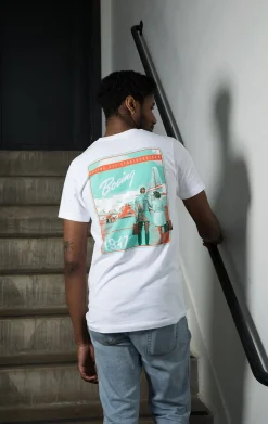 Boeing 377 Stratocruiser Vintage T-Shirt by Aeroplane Apparel Co.