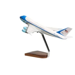 Boeing VC-25 (Air Force One) Large Mahogany Model