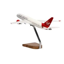 Boeing 787-9 Virgin Atlantic Birthday Girl Large Mahogany Model