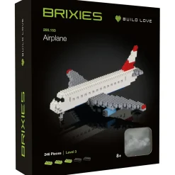 Brixies Commerical Airliner Building Blocks - Level 3 Construction Kit