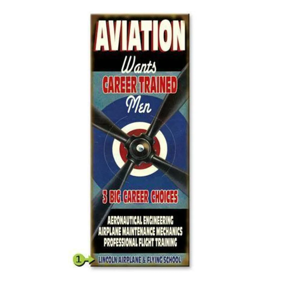 Career Trained Men Personalized Wood Sign 17x44