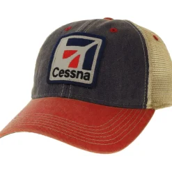 Cessna Aviation Logo Patch Trucker Cap - Iconic Style by Aeroplane Apparel Co.