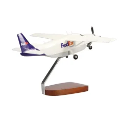 Cessna 208B Grand Caravan Fedex Large Mahogany Model