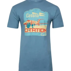 Cessna Citation CJ3 Vintage T-Shirt by Aeroplane Apparel Co.