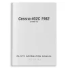 Cessna 402C 1982 Pilot's Information Manual (D1598-13)
