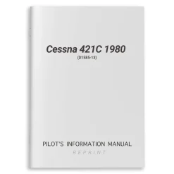 Cessna 421C 1980 Pilots Information Manual (D1585-13)