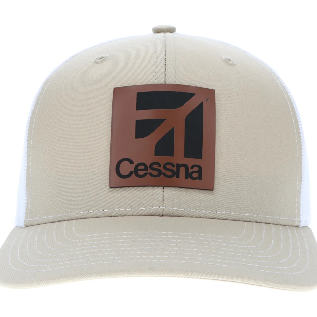 Cessna Modern Logo Richardson 112 Heritage Trucker Hat - Walnut