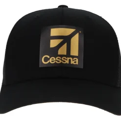 Cessna Modern Logo Richardson 112 Heritage Trucker Hat - Gold