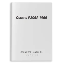 Cessna P206A 1966 Owner's Manual