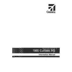 Cessna 172RG Cutlass 1985 Pilot's Information Manual (D1274-13)