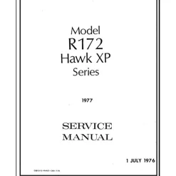 Cessna R172 Hawk XP Series 1977 Maintenance Manual (D2013-13)