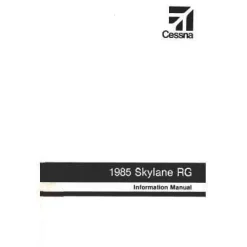 Cessna R182 Skylane RG 1985 Pilot's Information Manual (D1277-13)